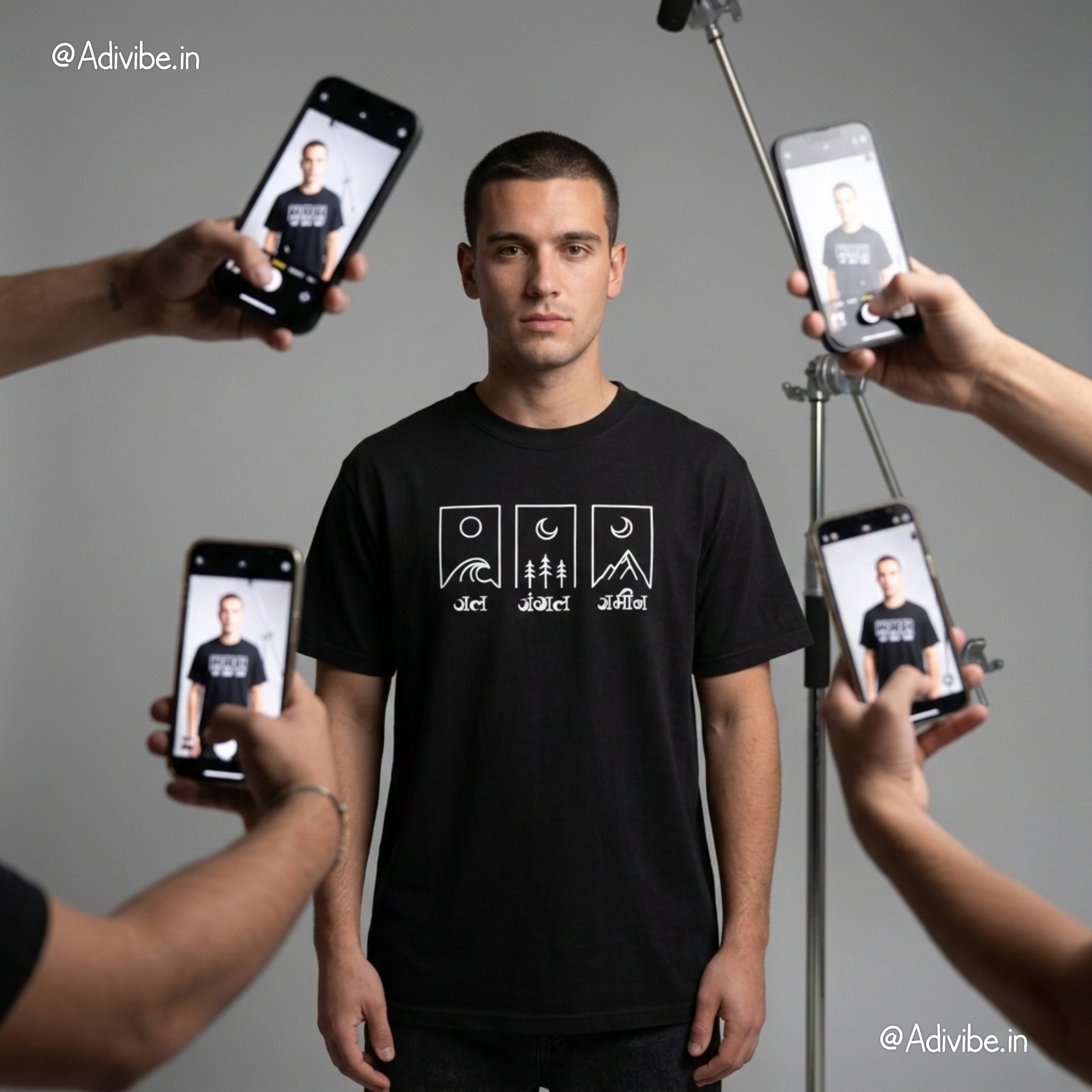 Adivibe J3 Oversized Classic T-Shirt