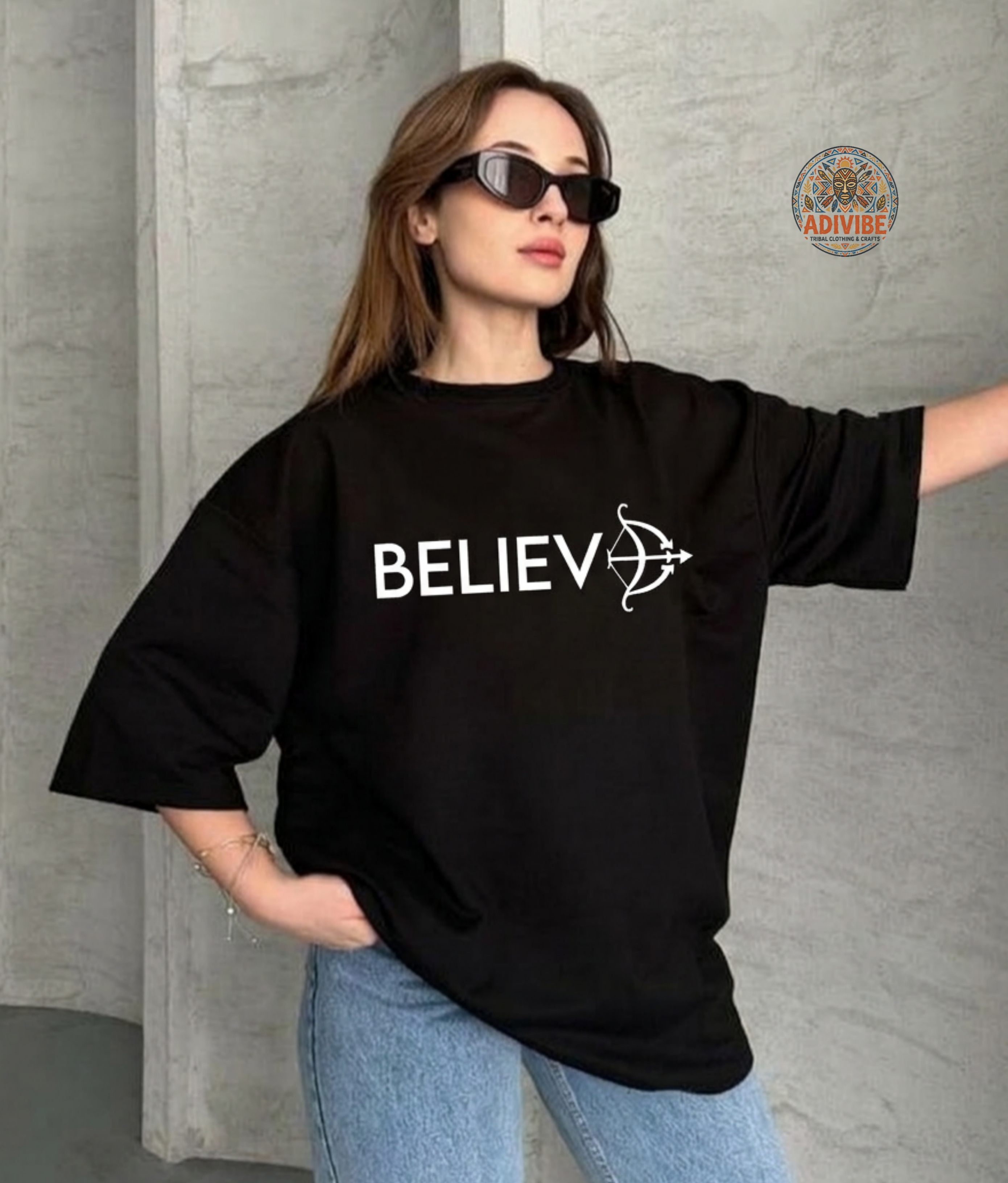 believe Oversized Classic T-Shirt