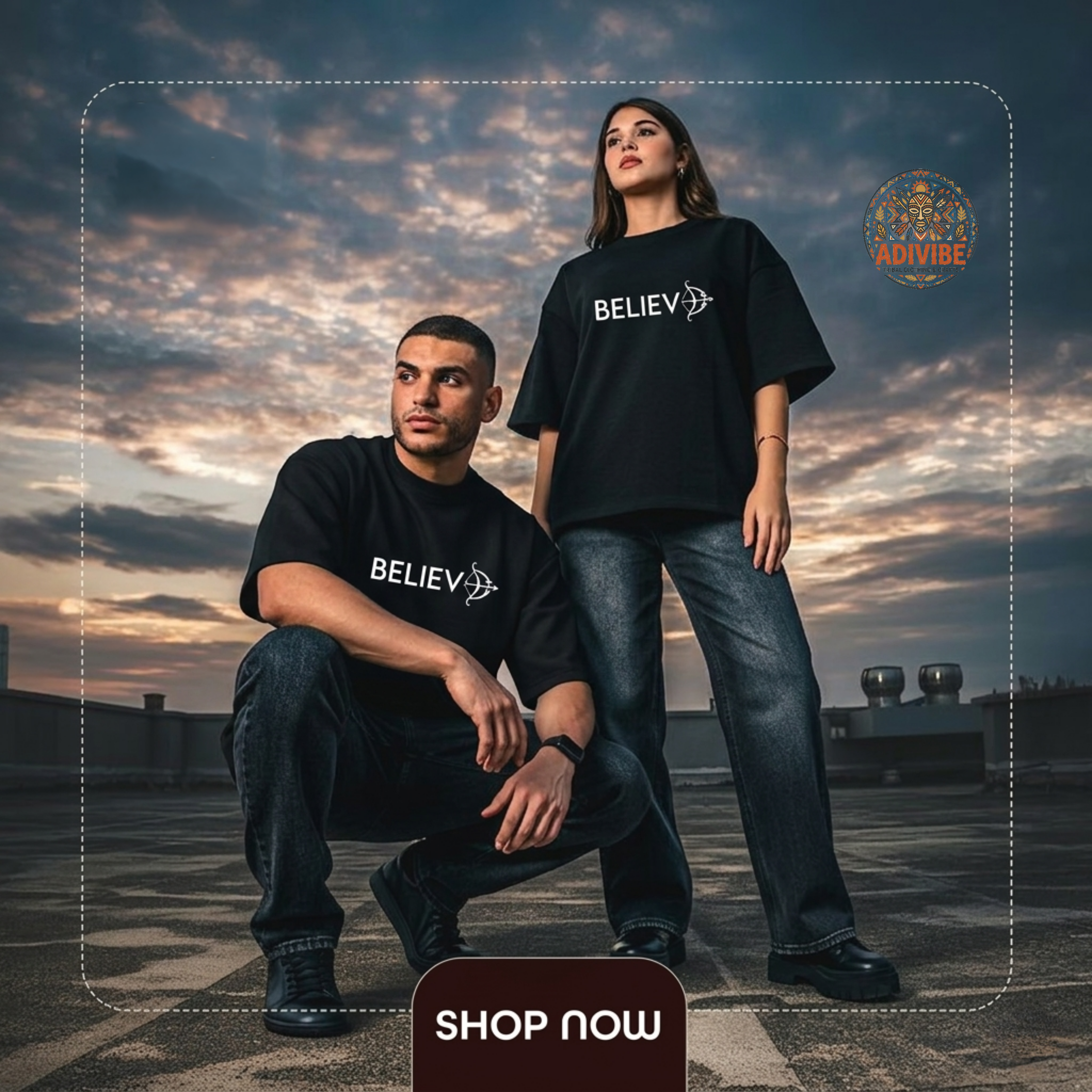 believe Oversized Classic T-Shirt