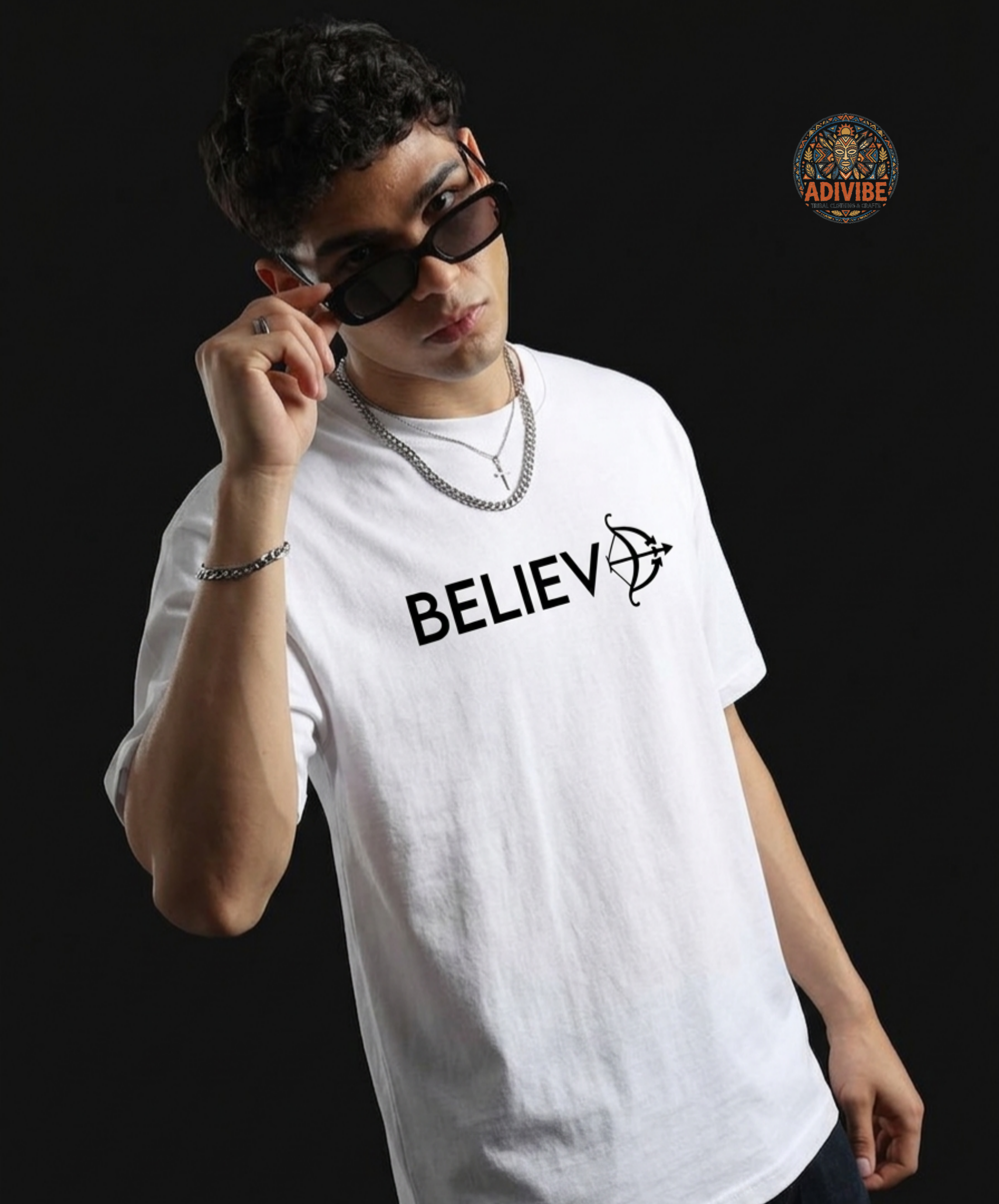 Believe oversized fit t-shirt
