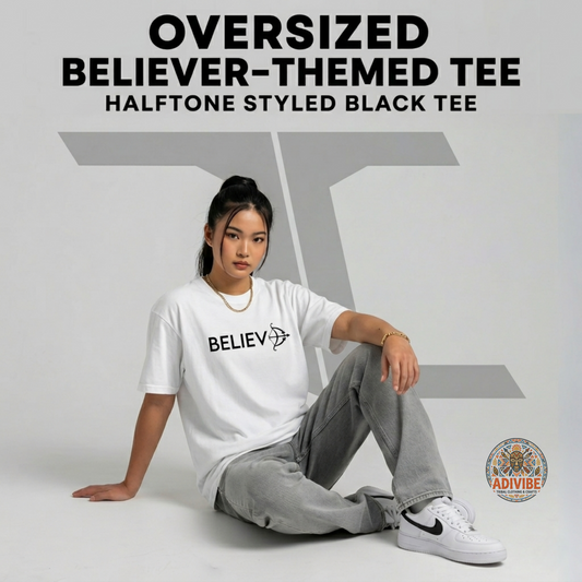 Believe oversized fit t-shirt
